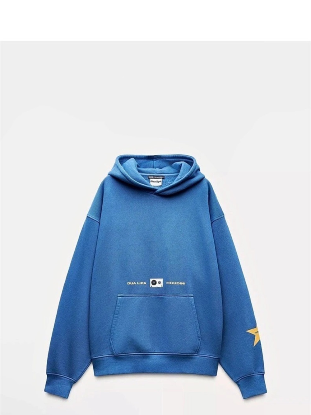 Dua Lipa 3253/853 Hoodie in Blue Size Small New